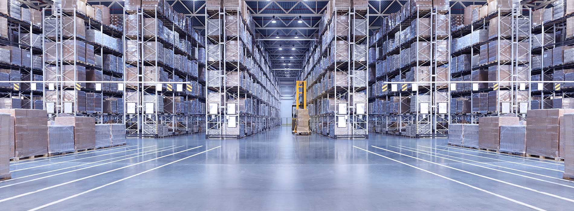 Warehouse aisle